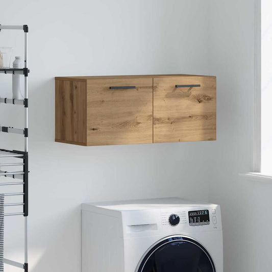 vidaXL Wall Cabinet 80 x 36.5 x 35 cm Engineered wood Artisan oak