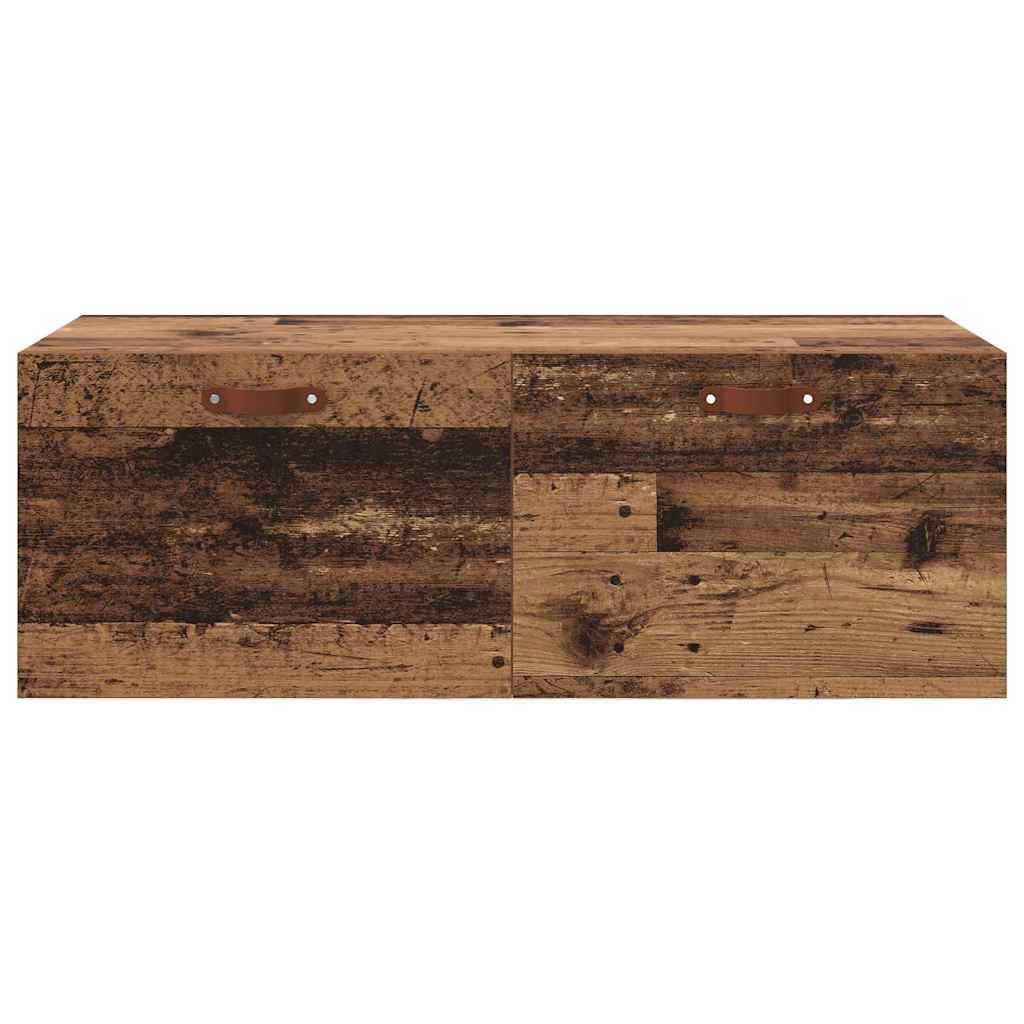 vidaXL Wall-Mounted Cabinet Wall-mounted Old Wood 100 x 36.5 x 35 cm