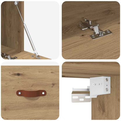 vidaXL Wall-Mounted Cabinet 100 x 36.5 x 35 cm Engineered Wood