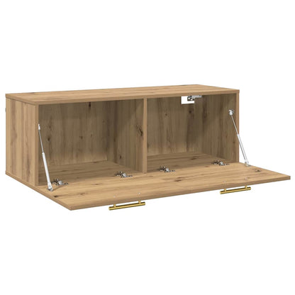 vidaXL Wall Cabinet 100 x 36.5 x 35 cm Engineered wood Artisan oak
