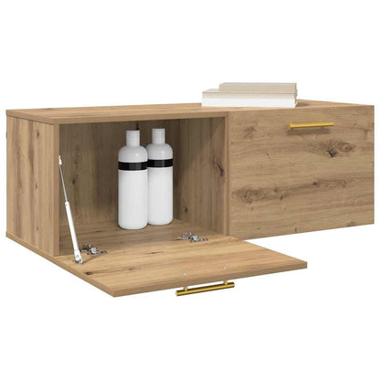 vidaXL Wall Cabinet 100 x 36.5 x 35 cm Engineered wood Artisan oak