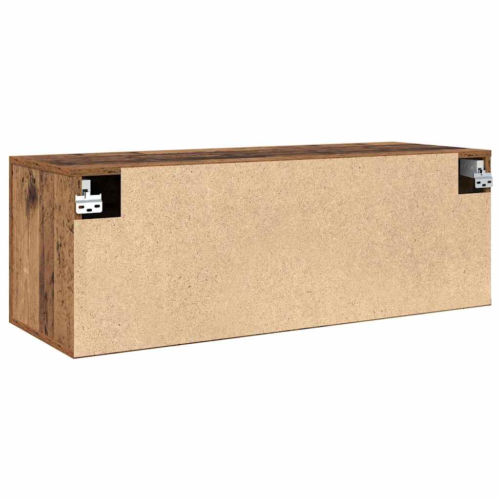 vidaXL Wall-Mounted Cabinet Wall-mounted Old Wood 100 x 36.5 x 35 cm