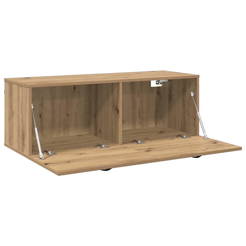 vidaXL Wall-Mounted Cabinet 100 x 36.5 x 35 cm Engineered Wood