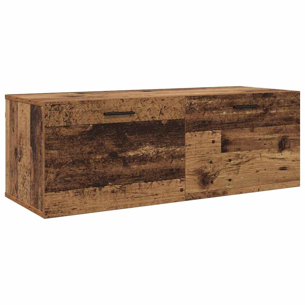 vidaXL Wall-Mounted Cabinet Wall-mounted Old Wood 100 x 36.5 x 35 cm
