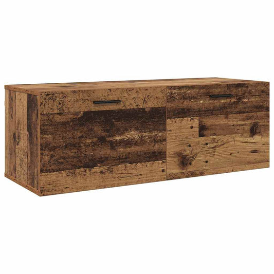 vidaXL Wall-Mounted Cabinet Wall-mounted Old Wood 100 x 36.5 x 35 cm