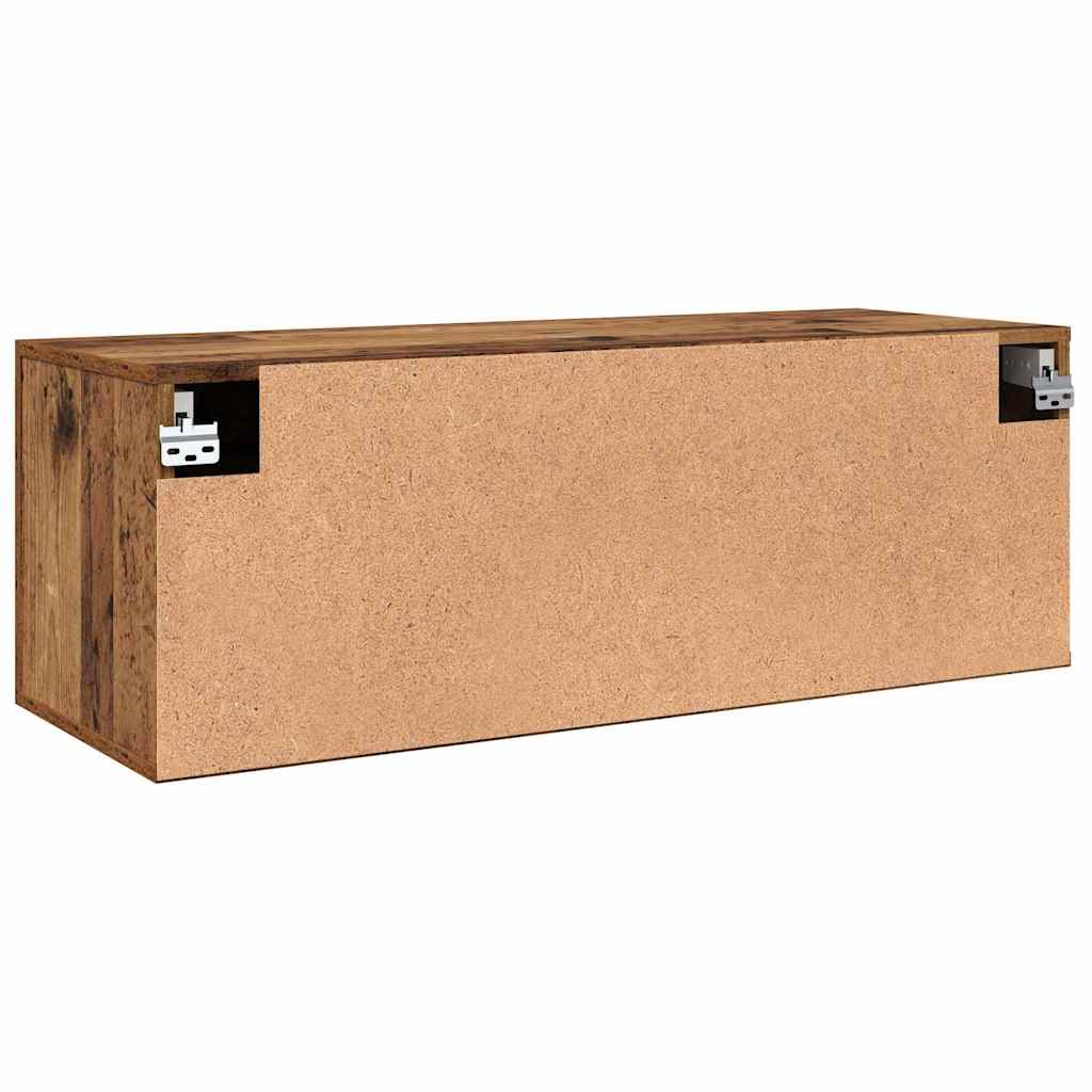 vidaXL Wall-Mounted Cabinet Wall-mounted Old Wood 100 x 36.5 x 35 cm