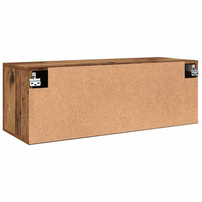 vidaXL Wall-Mounted Cabinet Wall-mounted Old Wood 100 x 36.5 x 35 cm