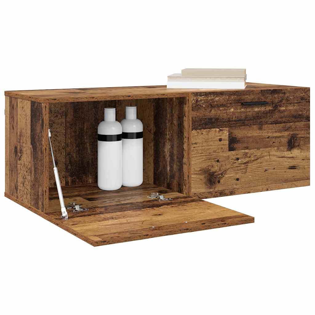 vidaXL Wall-Mounted Cabinet Wall-mounted Old Wood 100 x 36.5 x 35 cm