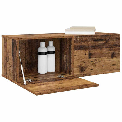 vidaXL Wall-Mounted Cabinet Wall-mounted Old Wood 100 x 36.5 x 35 cm