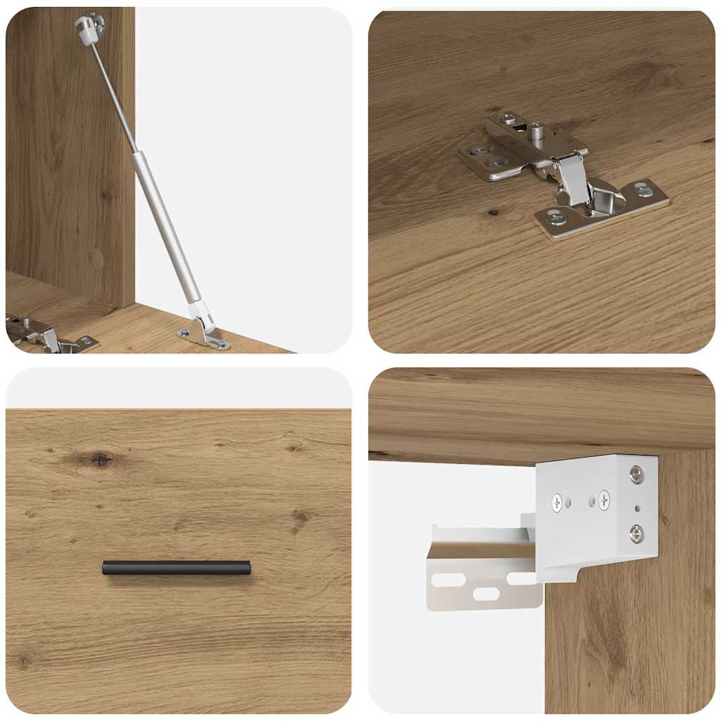 vidaXL Wall-Mounted Cabinet 100 x 36.5 x 35 cm Engineered Wood