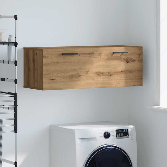 vidaXL Wall Cabinet 100 x 36.5 x 35 cm Engineered wood Artisan oak