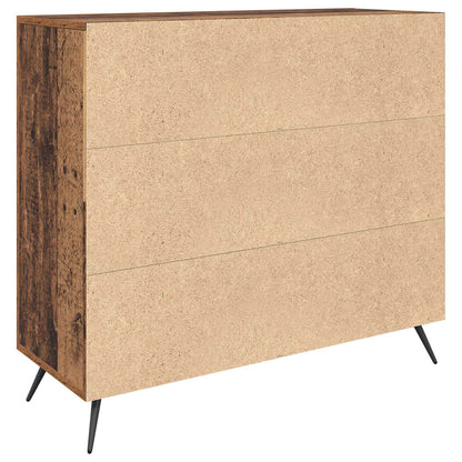 vidaXL Sideboard Old Wood 89.5 x 34 x 80 cm Engineered Wood