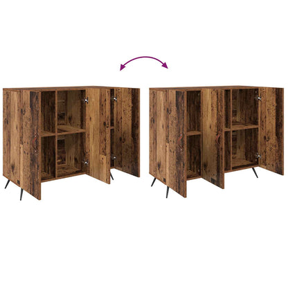 vidaXL Sideboard Old Wood 89.5 x 34 x 80 cm Engineered Wood