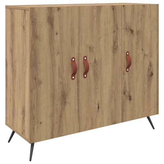 vidaXL Sideboard Artisan Oak 89.5 x 34 x 80 cm Engineered Wood
