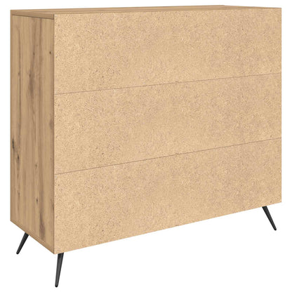 vidaXL Sideboard Artisan Oak 89.5 x 34 x 80 cm Engineered Wood