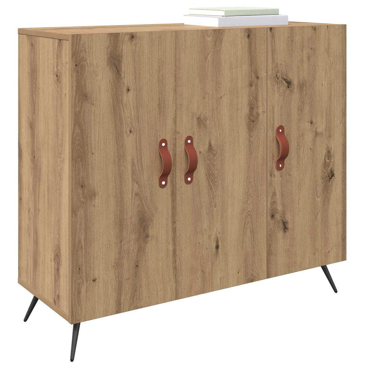 vidaXL Sideboard Artisan Oak 89.5 x 34 x 80 cm Engineered Wood