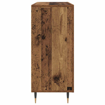 vidaXL Sideboard Old Wood 90 x 34 x 80 cm Engineered Wood