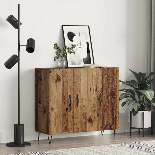 vidaXL Sideboard Old Wood 90 x 32.5 x 80 cm Engineered Wood