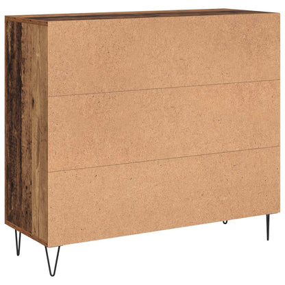 vidaXL Sideboard Old Wood 90 x 32.5 x 80 cm Engineered Wood