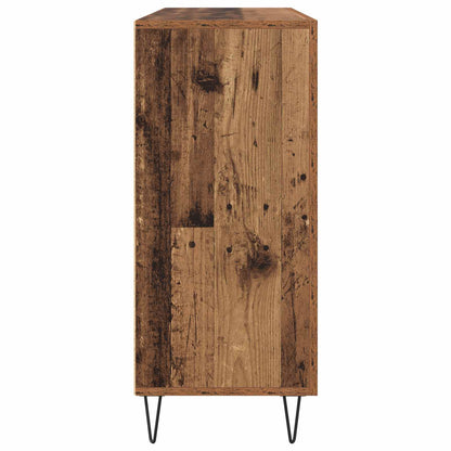 vidaXL Sideboard Old Wood 90 x 32.5 x 80 cm Engineered Wood