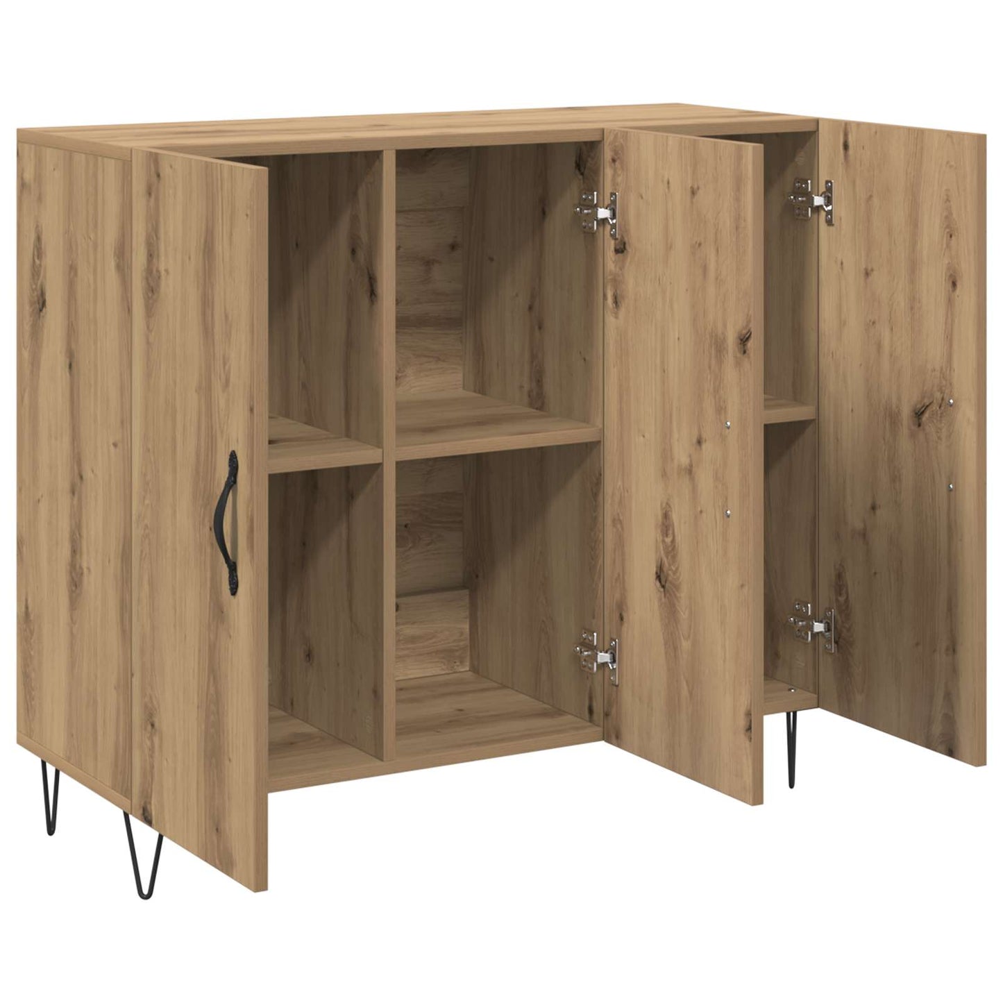 vidaXL Sideboard Artisan Oak 90 x 32.5 x 80 cm Engineered Wood