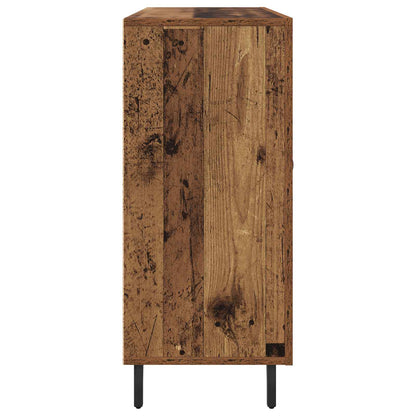 vidaXL Sideboard Old Wood 90 x 34 x 80 cm Engineered Wood