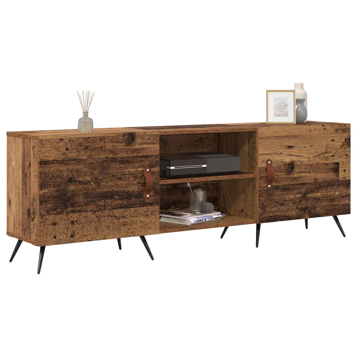 vidaXL TV Cabinet 150 x 30 x 50 cm Old wood Engineered wood