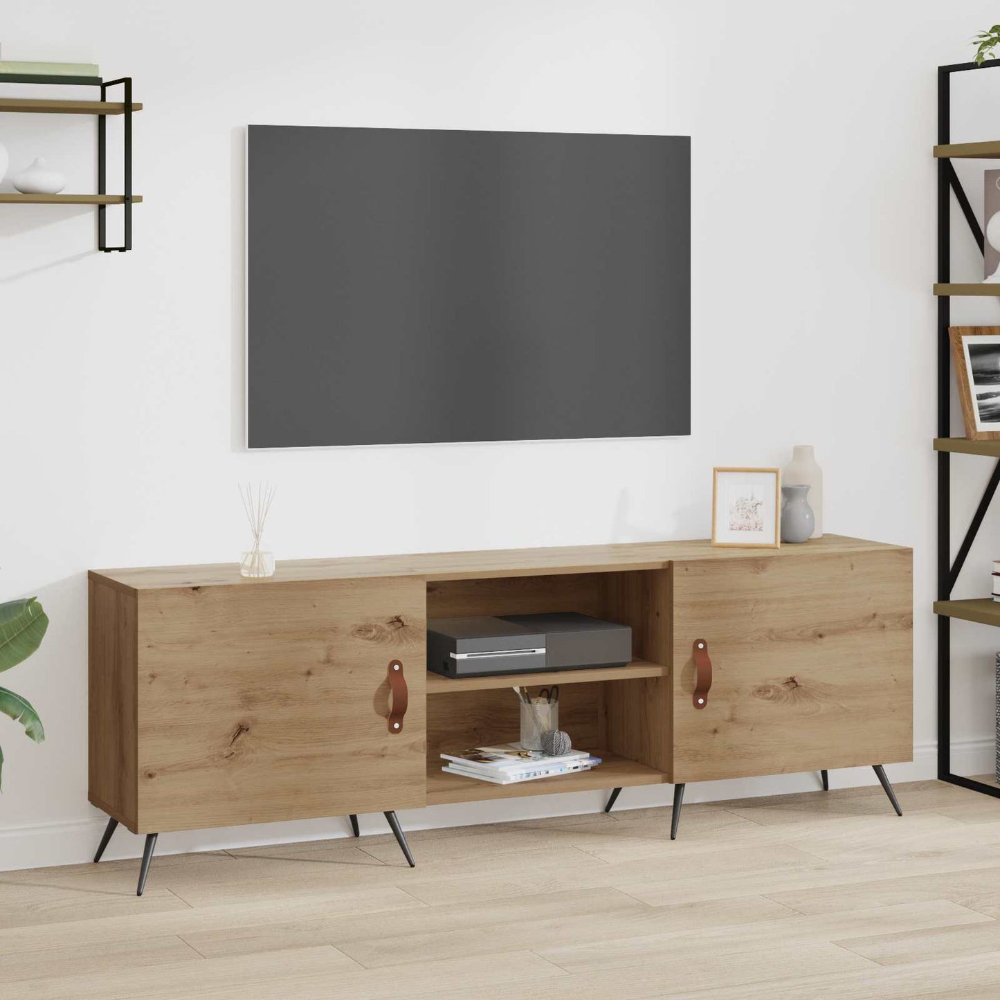 vidaXL TV Cabinet 150 x 30 x 50 cm Artisan oak Engineered wood