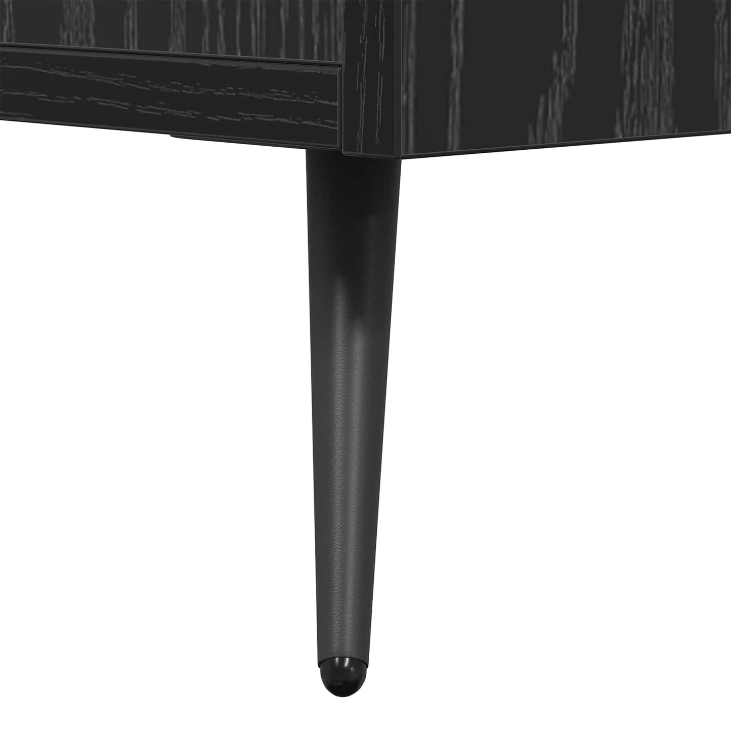 vidaXL TV Cabinet Black oak 150 x 30 x 50 cm Engineered wood