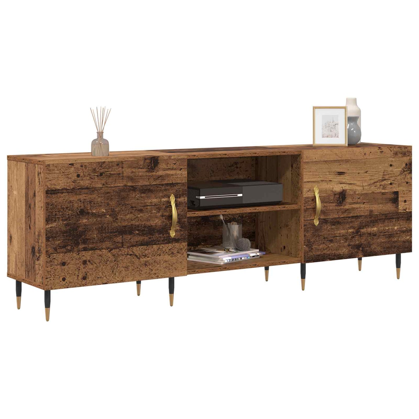 vidaXL TV Cabinet 150 x 30 x 50 cm Old wood Engineered wood