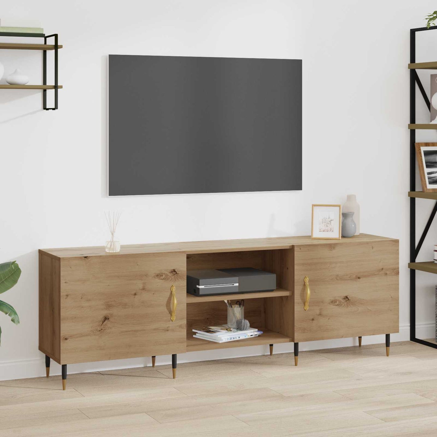 vidaXL TV Cabinet 150 x 30 x 50 cm Artisan oak Engineered wood