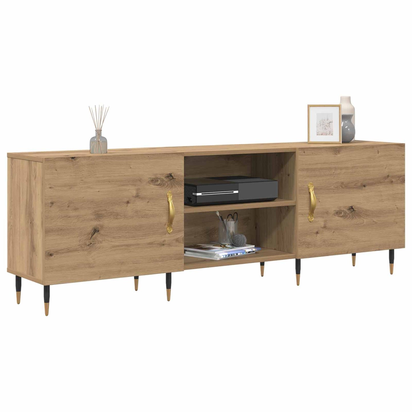 vidaXL TV Cabinet 150 x 30 x 50 cm Artisan oak Engineered wood