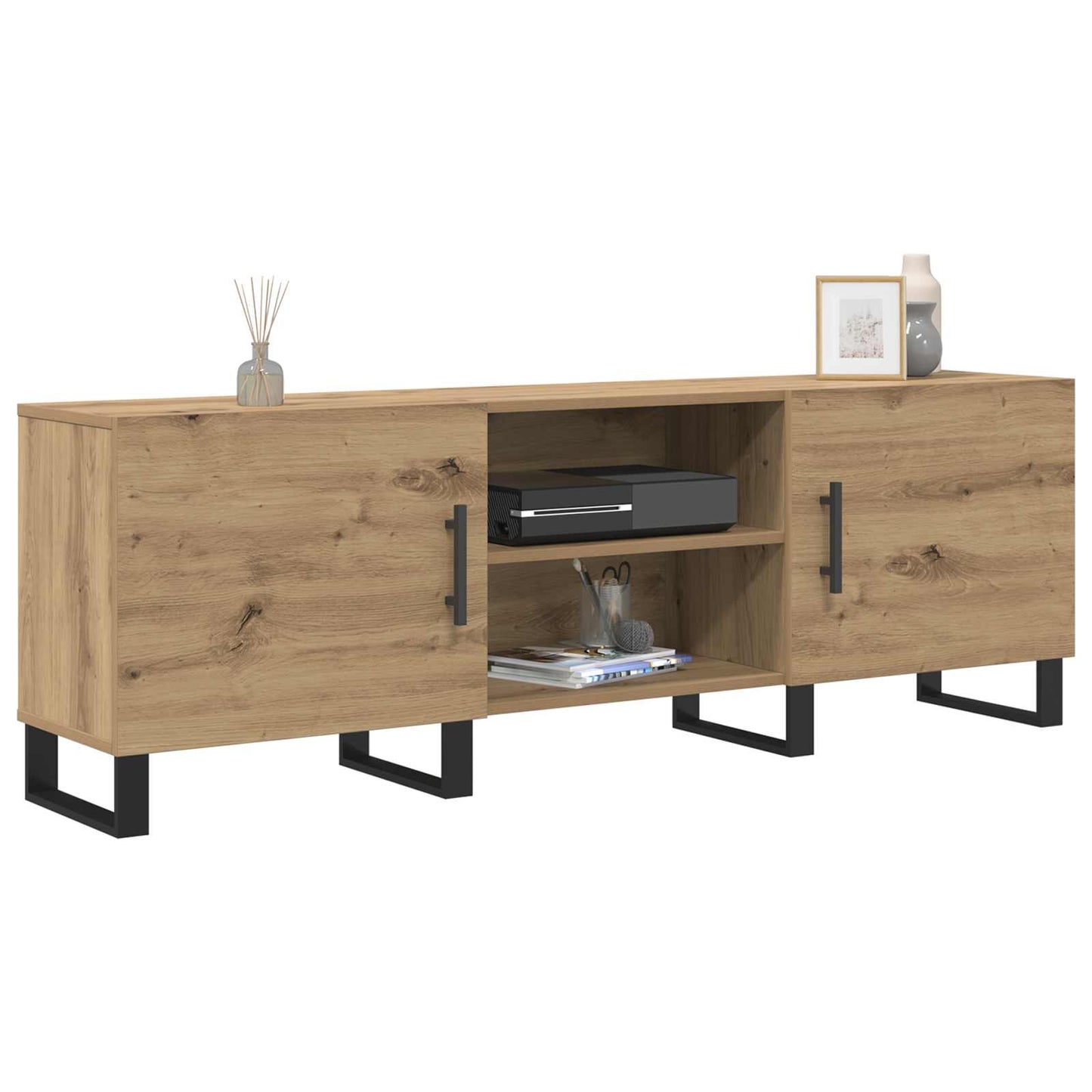 vidaXL TV Cabinet 150 x 30 x 50 cm Artisan Oak Engineered Wood