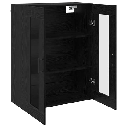 vidaXL Sideboard Black Oak 69.5 x 34 x 90 cm Engineered Wood