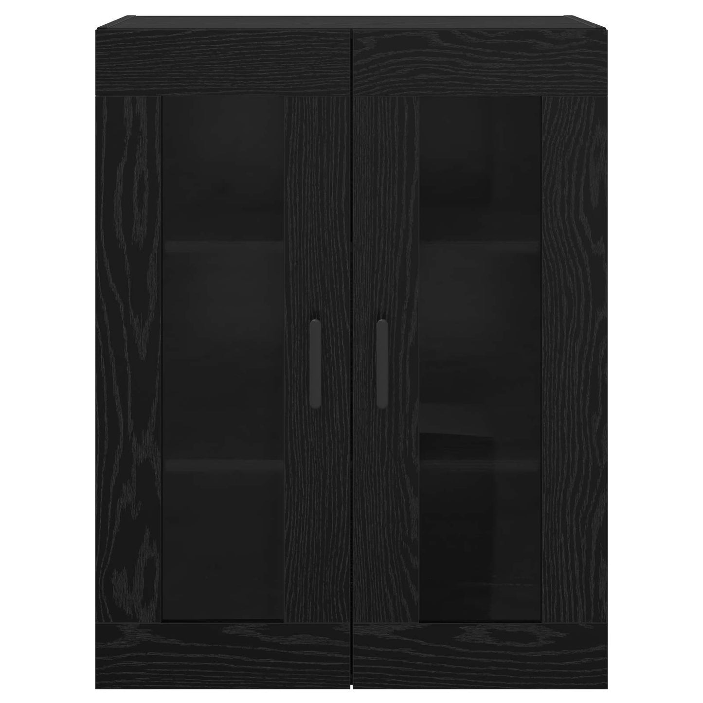 vidaXL Sideboard Black Oak 69.5 x 34 x 90 cm Engineered Wood