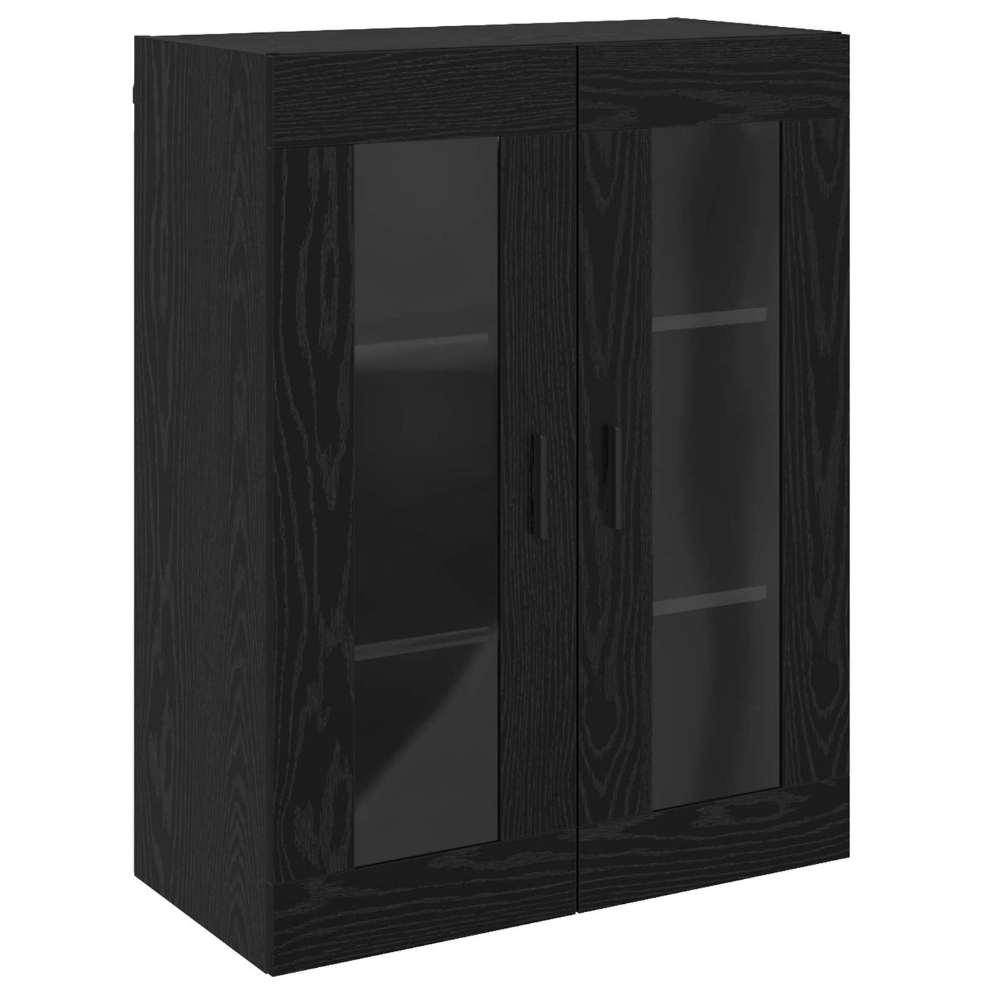 vidaXL Wall Mounted Cabinet Black 69.5 x 34 x 90 cm Engineered Wood