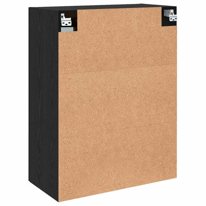 vidaXL Wall Mounted Cabinet Black 69.5 x 34 x 90 cm Engineered Wood
