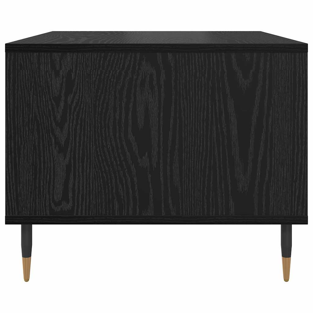 vidaXL Coffee Table Black oak 60 x 50 x 40 cm Engineered wood