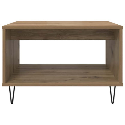 vidaXL Coffee Table Artisan oak 60 x 50 x 40 cm Engineered wood