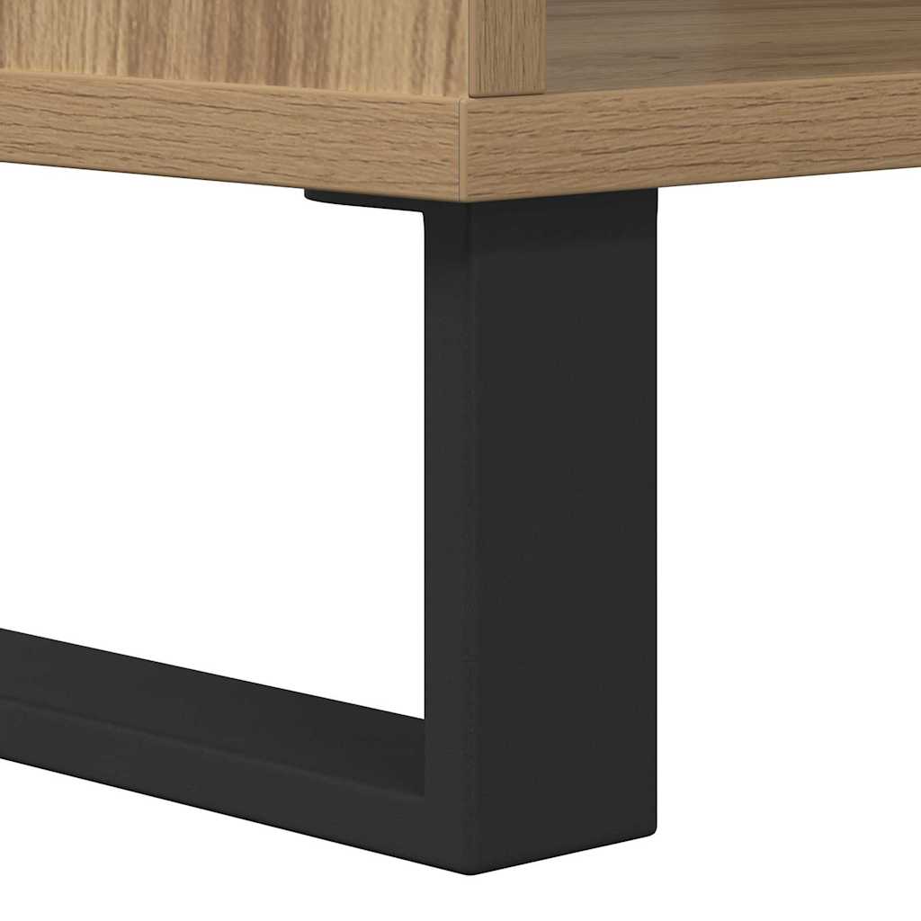 vidaXL Coffee Table Artisan oak 60 x 50 x 40 cm Engineered wood