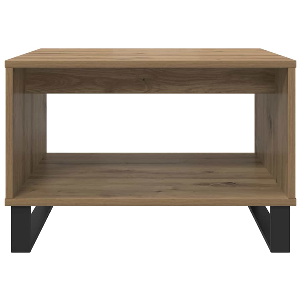 vidaXL Coffee Table Artisan oak 60 x 50 x 40 cm Engineered wood