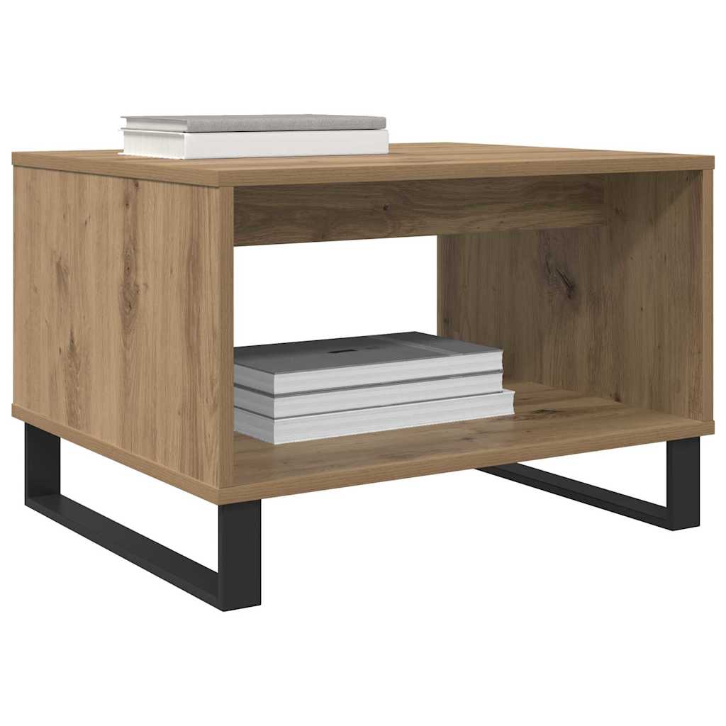 vidaXL Coffee Table Artisan oak 60 x 50 x 40 cm Engineered wood