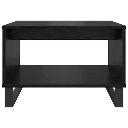vidaXL Coffee Table Black oak 60 x 50 x 40 cm Engineered wood