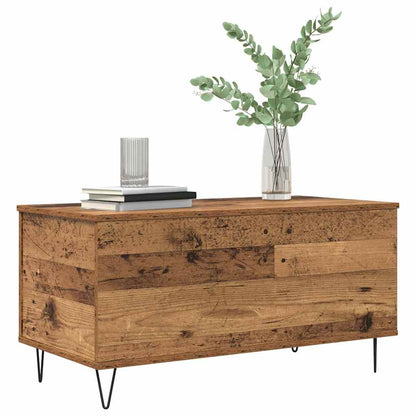 vidaXL Coffee Table Old wood 90 x 44.5 x 45 cm Engineered wood