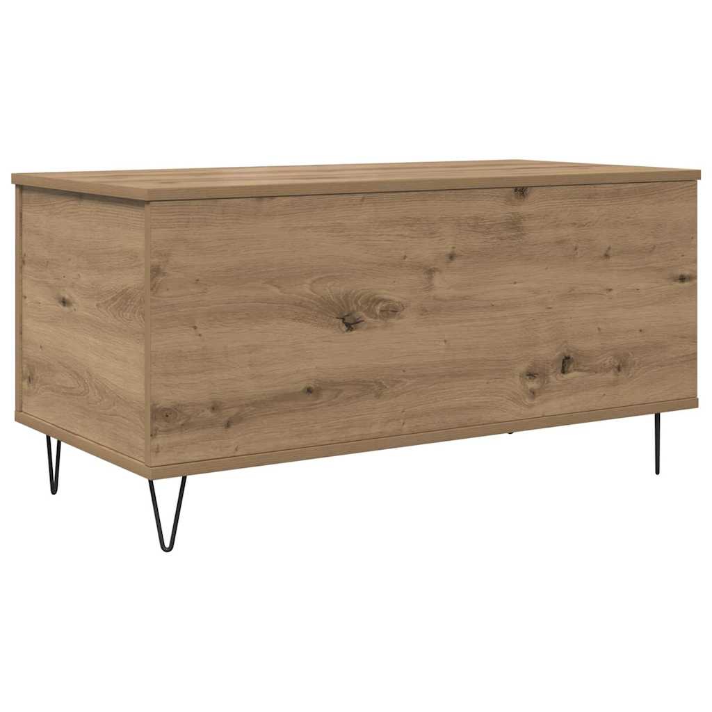 vidaXL Coffee Table Artisan oak 90 x 44.5 x 45 cm Engineered wood