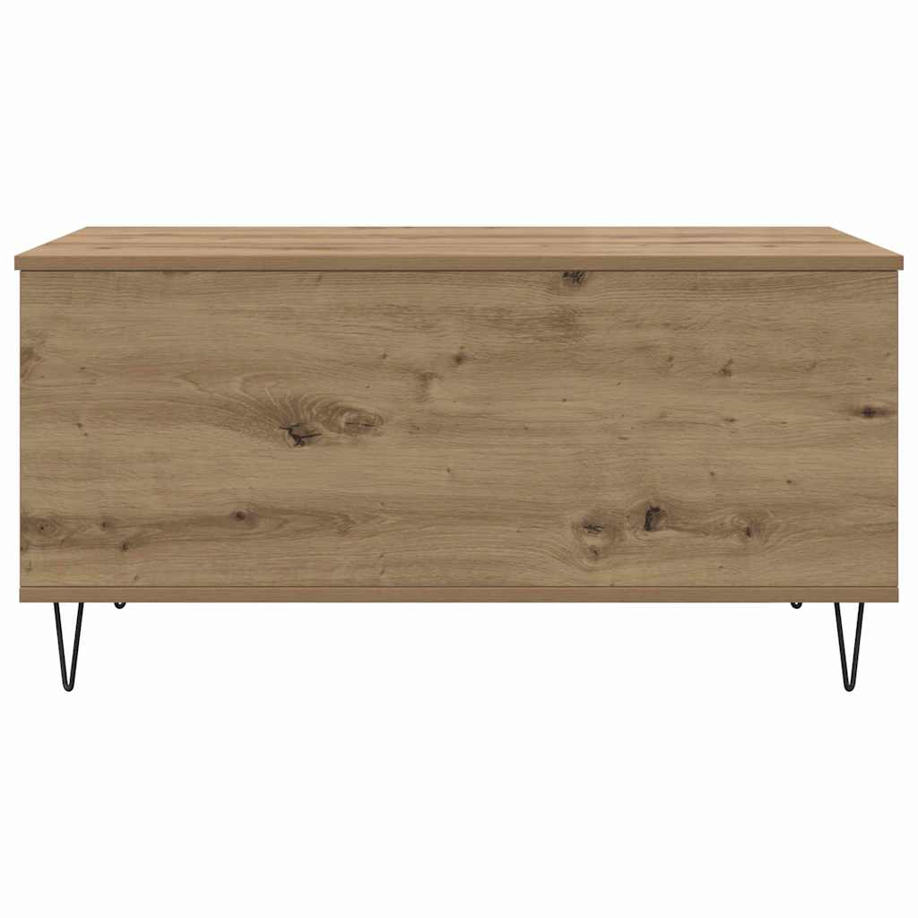 vidaXL Coffee Table Artisan oak 90 x 44.5 x 45 cm Engineered wood