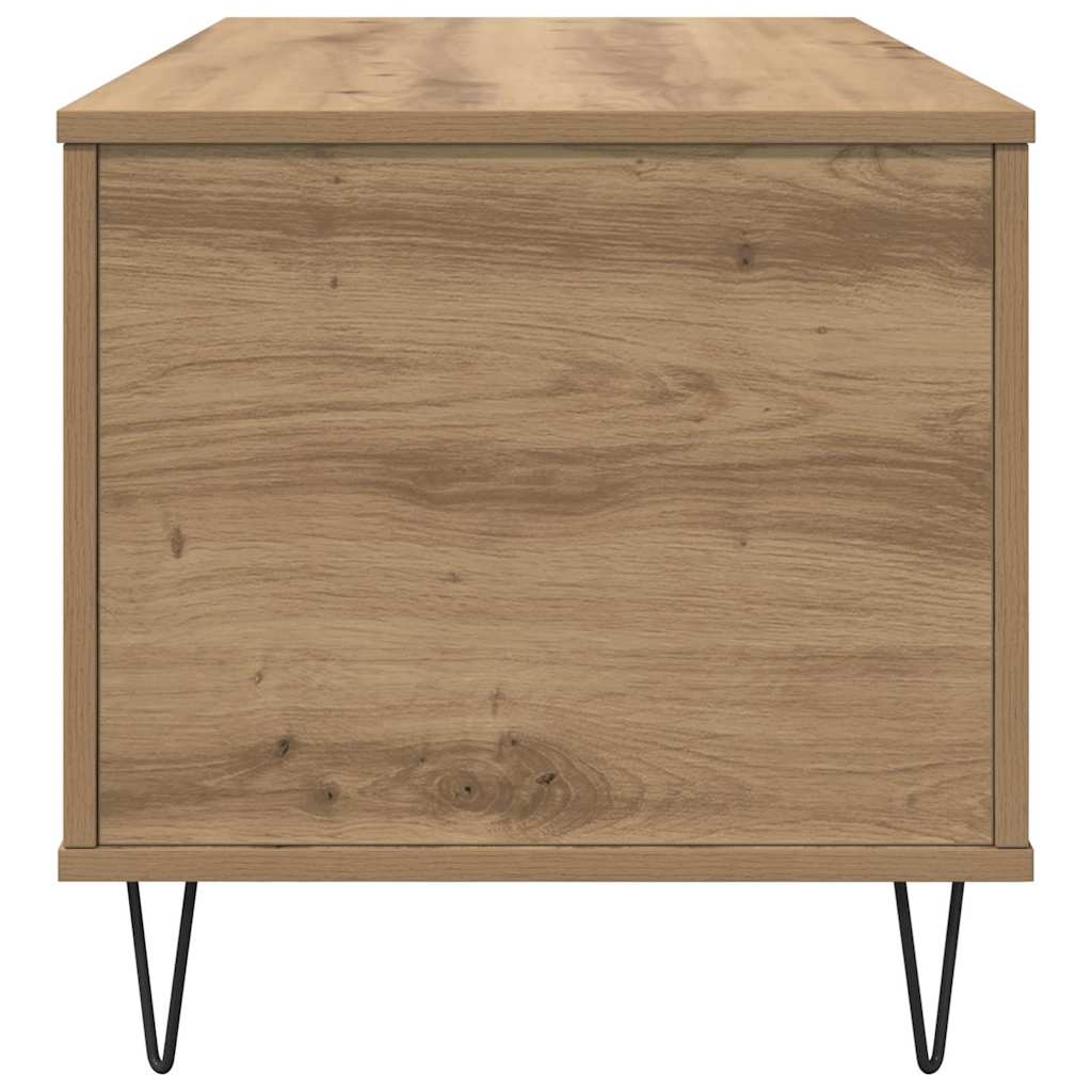 vidaXL Coffee Table Artisan oak 90 x 44.5 x 45 cm Engineered wood