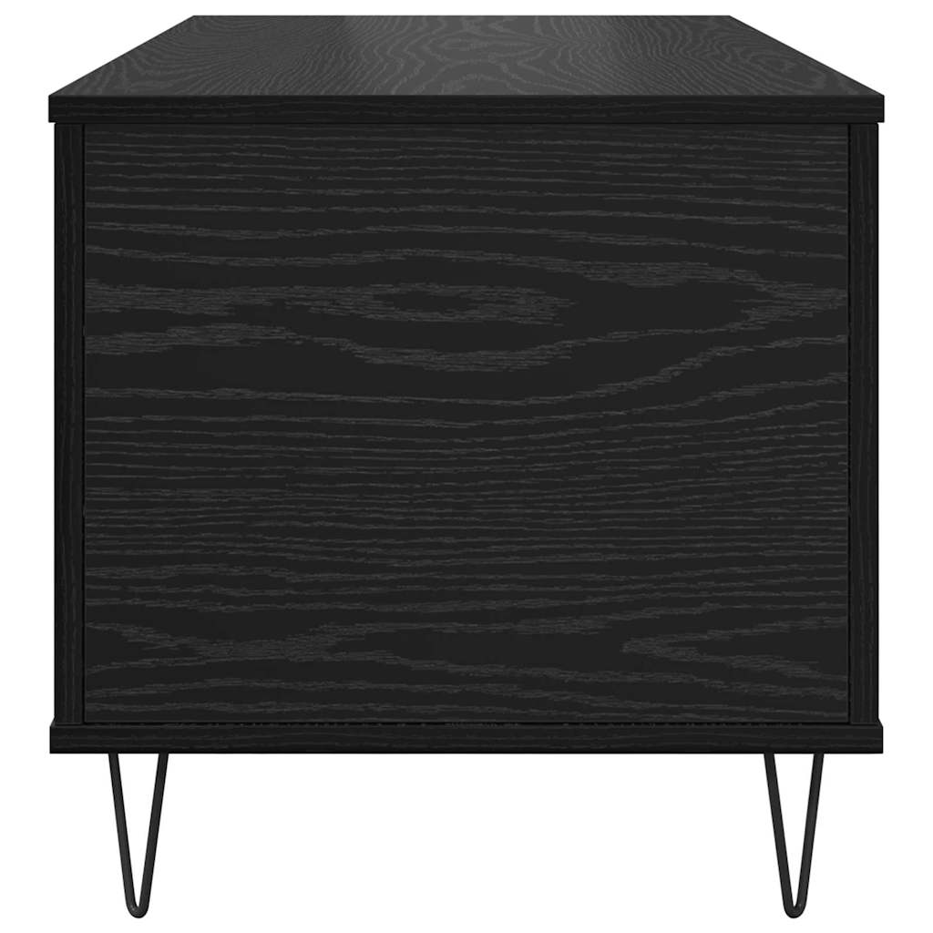 vidaXL Coffee Table Black oak 90 x 44.5 x 45 cm Engineered wood