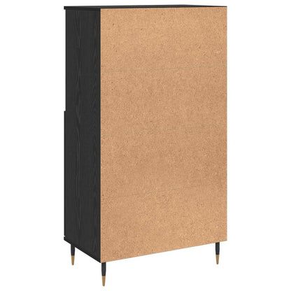vidaXL Highboard Black 60 x 36 x 110 cm Engineered Wood