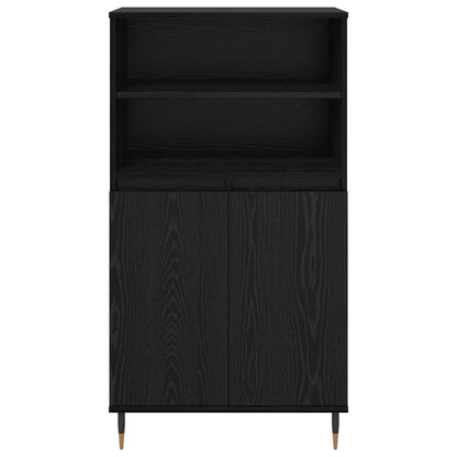 vidaXL Highboard Black 60 x 36 x 110 cm Engineered Wood
